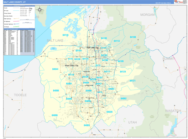 Salt Lake County Digital Map Basic Style